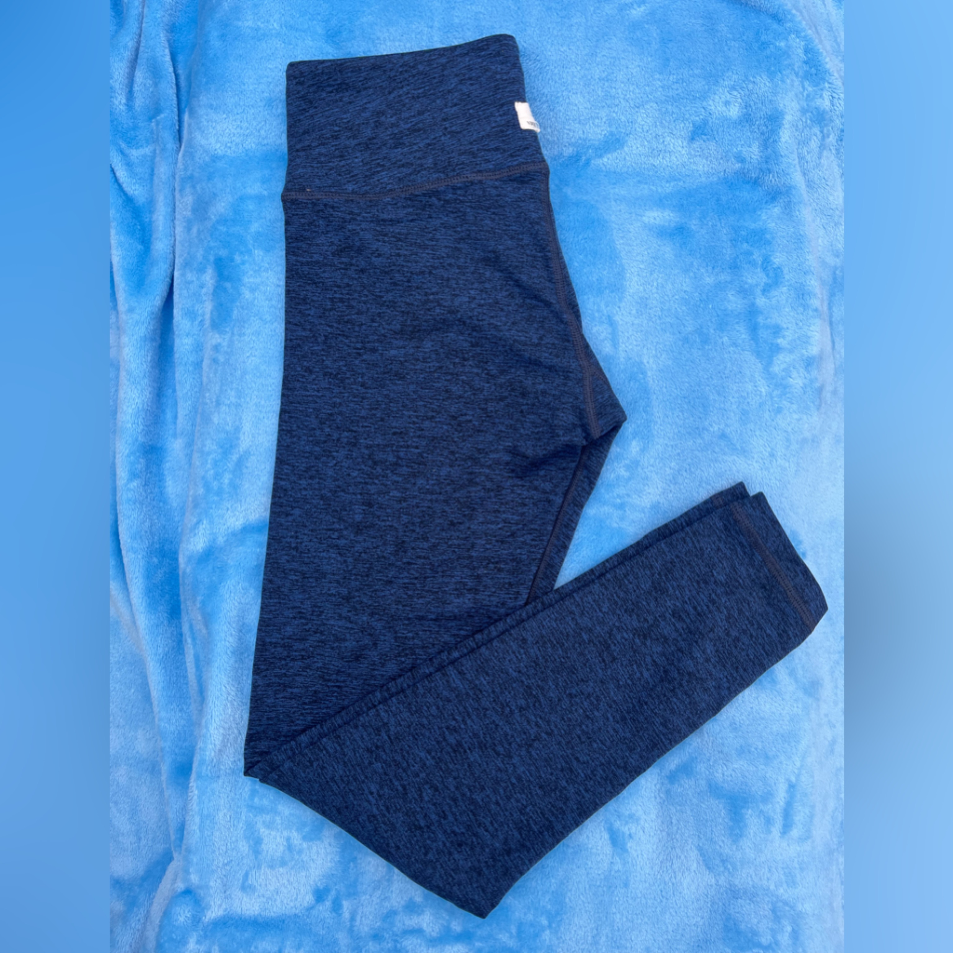 Vuori Leggings Blue Heather Euc Small